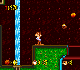Bubsy in Claws Encounters of the Furred Kind (USA, Europe) In game screenshot